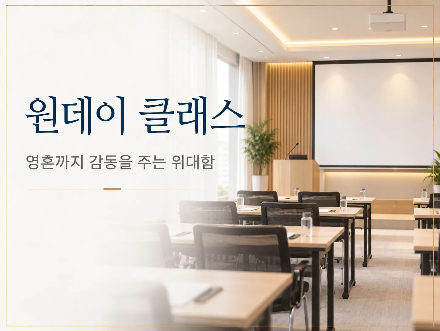 원데이 클래스
